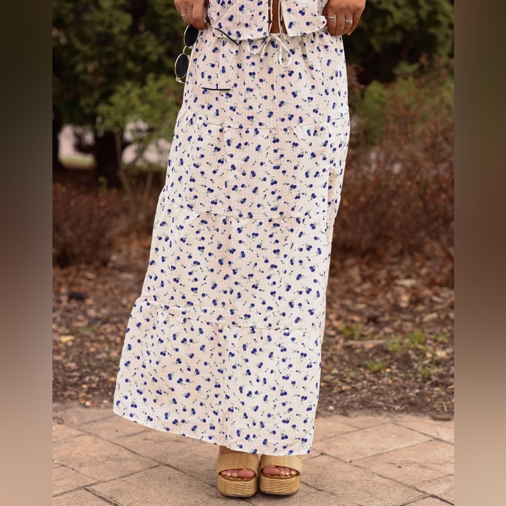 Lane 201 In The Garden Floral Skirt